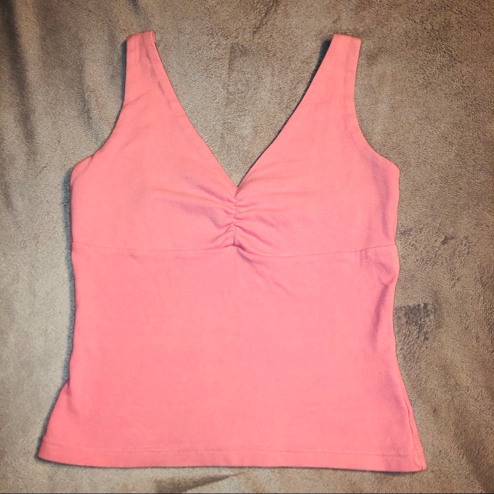 Energie Pink Summer Tank Top With Strappy Back